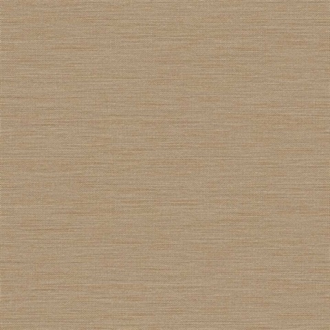 Libeco 27 Cinnamon Faux Fine Linen Wallpaper