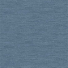 Libeco 27 Slate Blue Faux Fine Linen Wallpaper