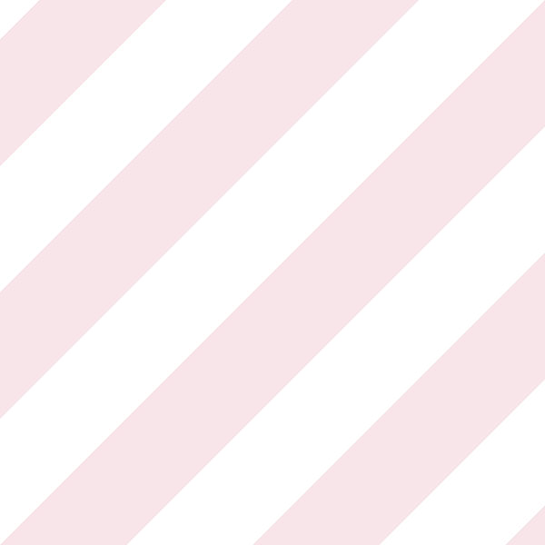 Light Pink and White Diagonal Stripe Prepasted Wallpaper