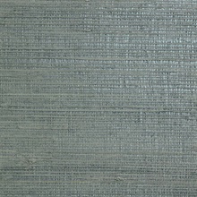 Lillian August Natural Grasscloth Silvery Aqua Wallpaper