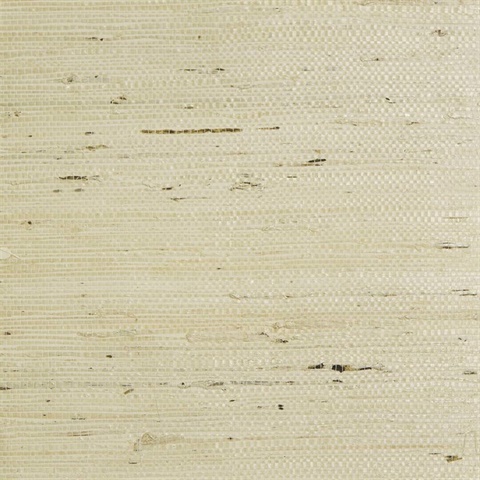 Lillian August Natural Grasscloth Summer White Wallpaper