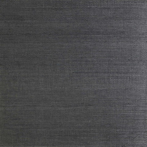 Lillian August Natural Grasscloth Charcoal Wallpaper