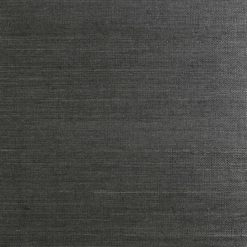 Lillian August Natural Grasscloth New Charcoal Wallpaper