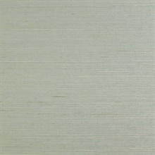 Lillian August Natural Grasscloth Soft Aqua Wallpaper