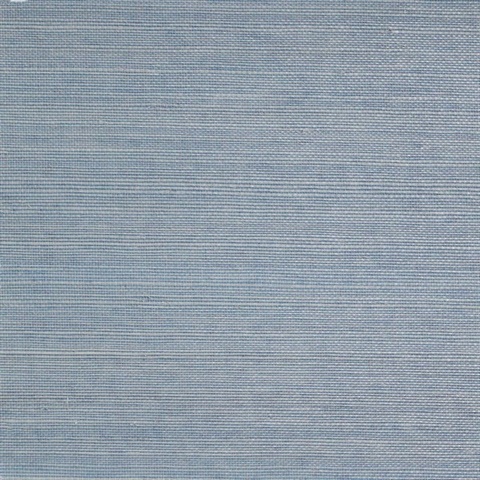 Lillian August Natural Grasscloth Blue Grey Wallpaper