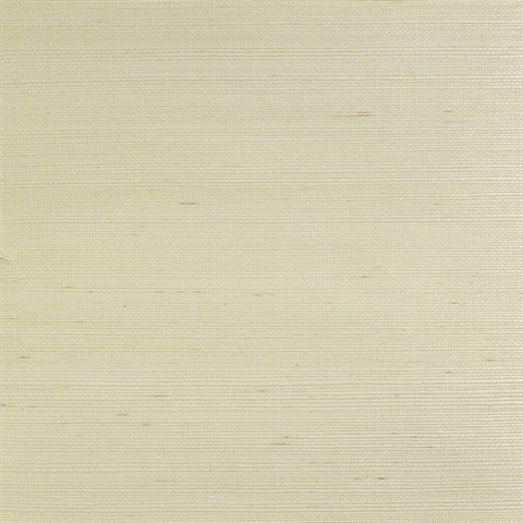 Lillian August Natural Grasscloth Linen White Wallpaper