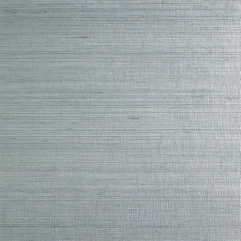 Lillian August Natural Grasscloth Aquamarine Wallpaper