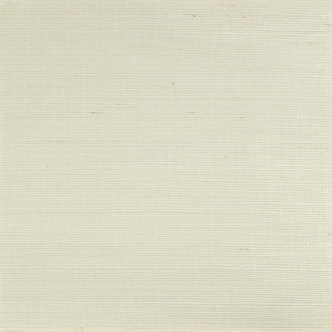 Lillian August Natural Grasscloth Acadia White Wallpaper