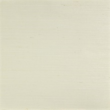 Lillian August Natural Grasscloth Acadia White Wallpaper