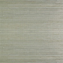 Lillian August Natural Grasscloth Silver Green Wallpaper