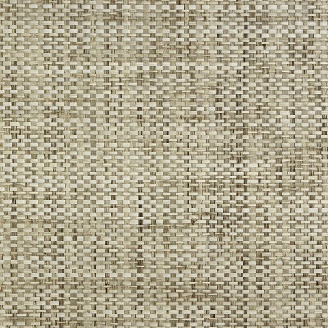 Lillian August Paperweave Multi Brown Wallpaper