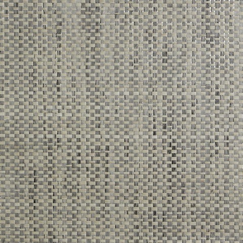 Lillian August Paperweave Natural Grey Wallpaper