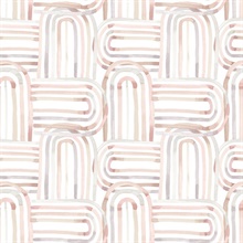 Lolly Blush Arches Wallpaper