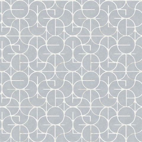 Looking Glass Chambray Wallpaper