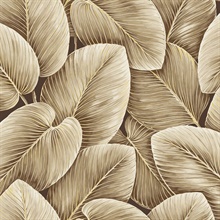 Lush Leaf Chocolate Wallpaper