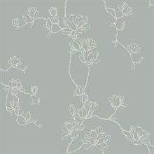 Magnolia Eucalyptus Branches Wallpaper