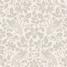 Marlow Bone Bird Vine Wallpaper