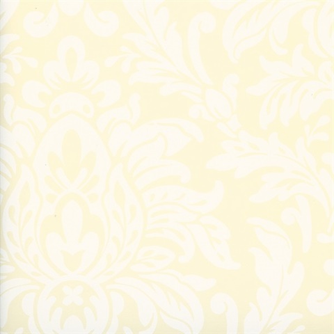 Morgan Peach Busy Damask