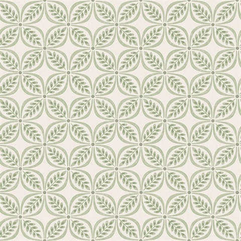 Morgrove Green Trellis Wallpaper