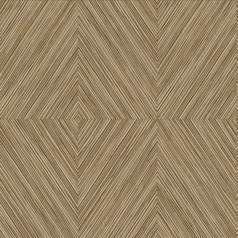 Naturale Flax Faux Wood Geometric Wallpaper