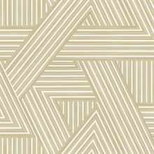 Nome Balanced Beige Geometric Weave Wallpaper