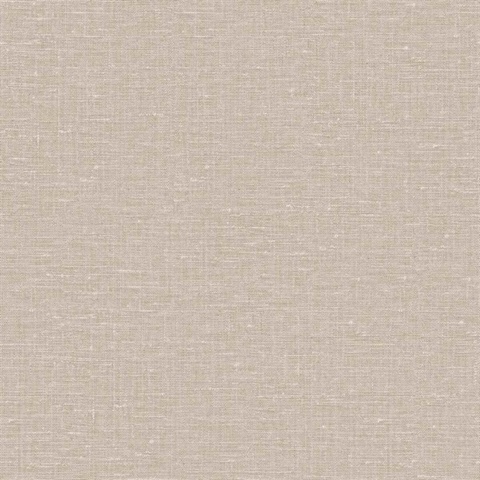 Nomi 27 Alba Beige Faux Canvas Linen Wallpaper