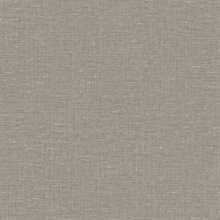 Nomi 27 Ash Grey Faux Canvas Linen Wallpaper