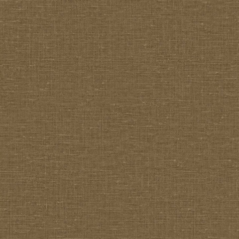 Nomi 27 Caramel Faux Canvas Linen Wallpaper