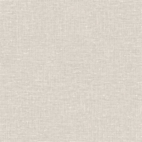 Nomi 27 Ecru Faux Canvas Linen Wallpaper