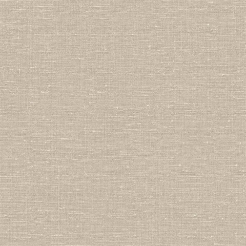 Nomi 27 Flax Faux Canvas Linen Wallpaper