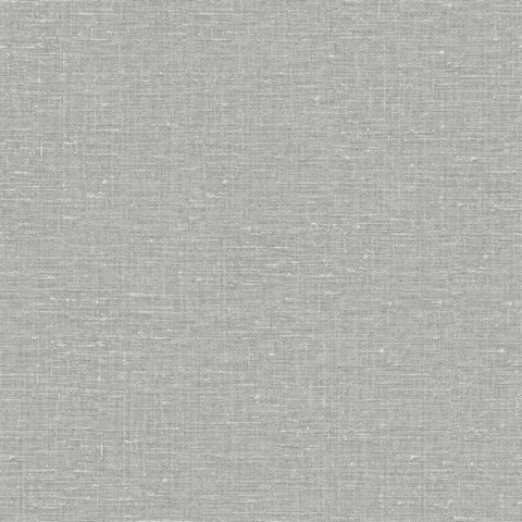 Nomi 27 Grey Faux Canvas Linen Wallpaper