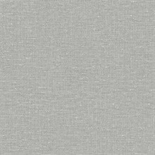 Nomi 27 Grey Faux Canvas Linen Wallpaper