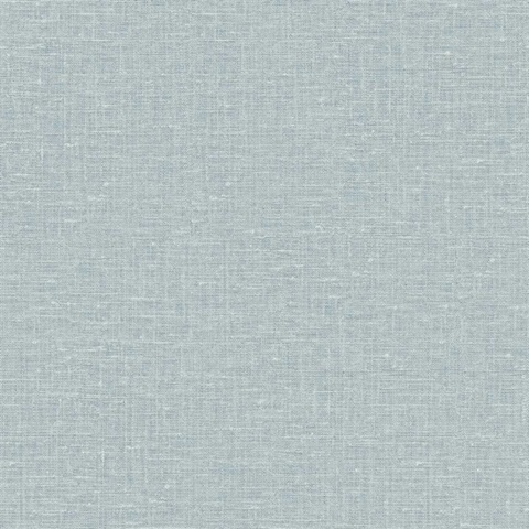 Nomi 27 Light Blue Faux Canvas Linen Wallpaper