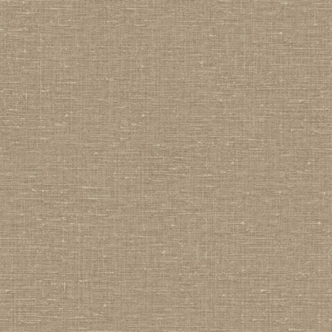 Nomi 27 Macadamia Faux Canvas Linen Wallpaper