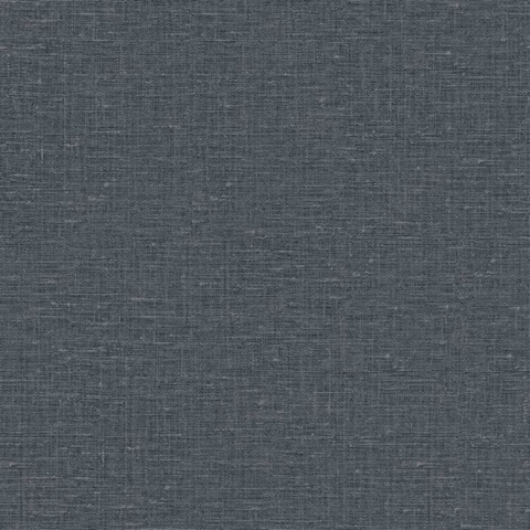 Nomi 27 Smoke Grey Faux Canvas Linen Wallpaper