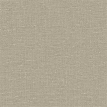 Nomi 27 Taupe Faux Canvas Linen Wallpaper