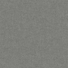 Normandy 27 Charcoal Faux Fine Linen Wallpaper