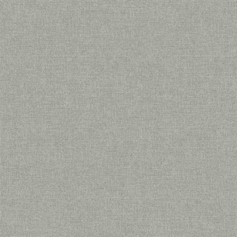 Normandy 27 Dark Grey Faux Fine Linen Wallpaper