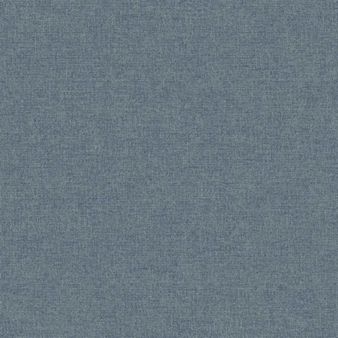 Normandy 27 Navy Faux Fine Linen Wallpaper