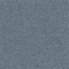 Normandy 27 Navy Faux Fine Linen Wallpaper