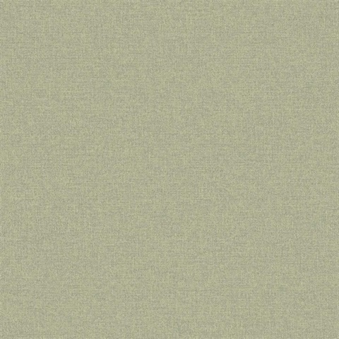 Normandy 27 Olive Grey Faux Fine Linen Wallpaper