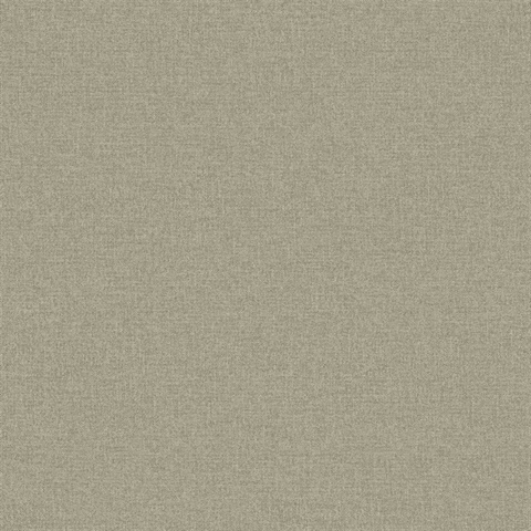 Normandy 27 Taupe Faux Fine Linen Wallpaper