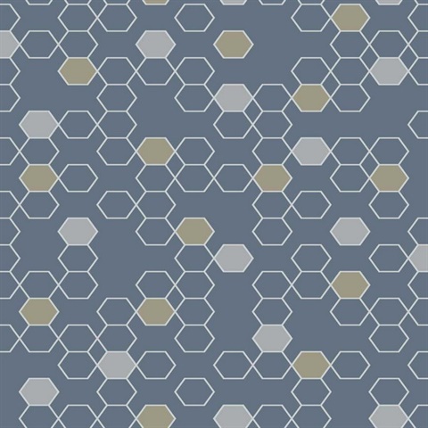 Nyx Porceline Modern Geometric Wallpaper