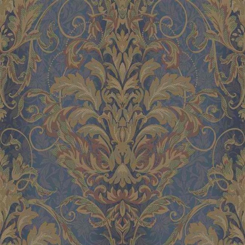 Ombre Damask Stripe