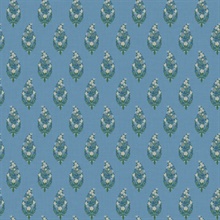 Paisley Blue Wallpaper