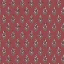 Paisley Burgundy Wallpaper