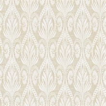 Palmer Pacific Fog Damask Wallpaper