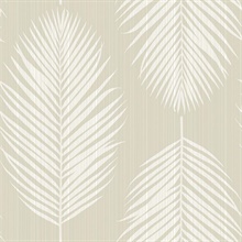 Port Lions Lily Large Palm Leaf Stripe Wallpaper