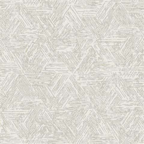 Retreat Grey Quilted Southwest Tribal Wallpaper