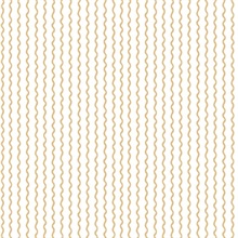 Rickrack Gold Wavy Vertical Stripe Wallpaper